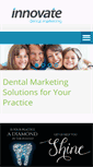 Mobile Screenshot of innovatedentalmarketing.com